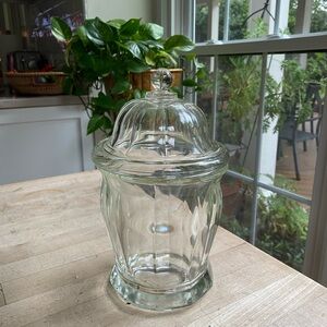 Illinois Glass Company Apothecary, Ginger, Candy Jar 9.5”t Discontinued USA Made